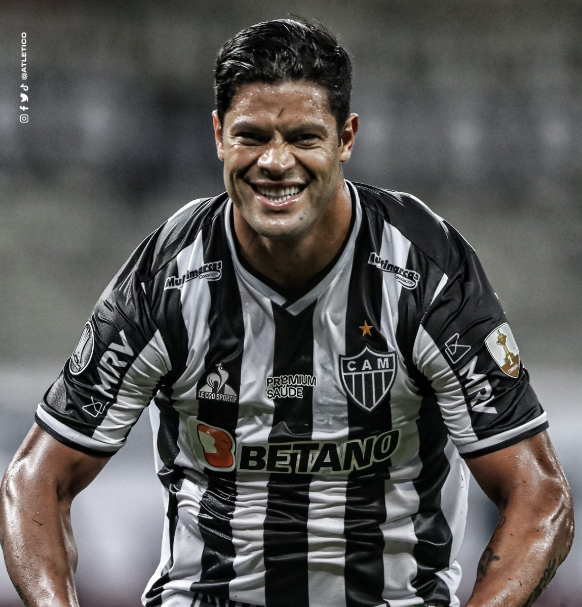 Hulk celebrando su segundo gol / Foto: Pedro Souza prensa Galo