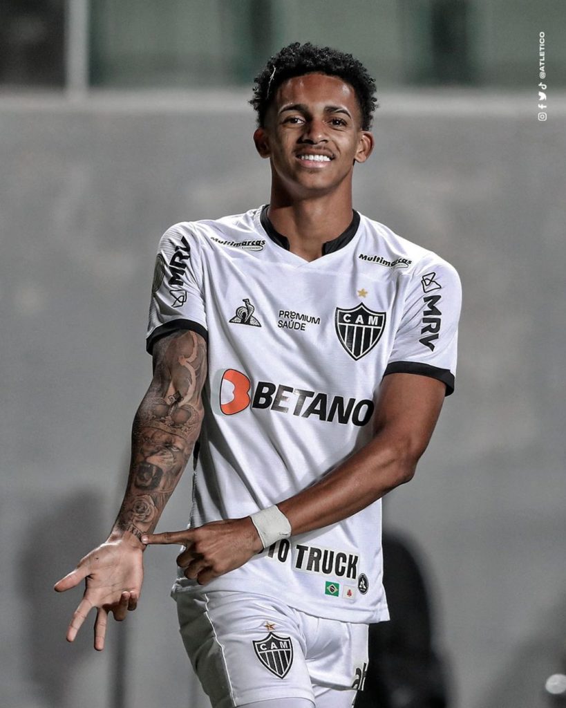 Borrero marcó su primer gol con Atlético Mineiro
