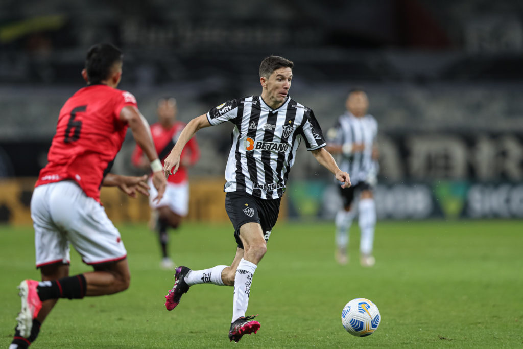 Nacho Fernández, el segundo goleador del Atlético MG - Foto: Pedro Souza