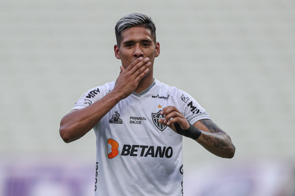 Matías Zaracho celebra su gol ante Fortaleza / Foto: Pedro Souza