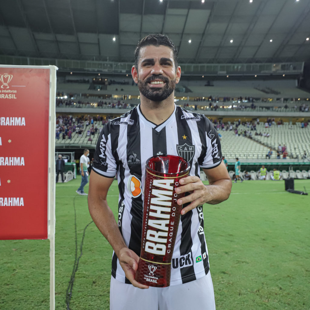 Diego Costa elegido el mejor jugador de las semifinales de Copa do Brasil / Foto: Pedro Souza