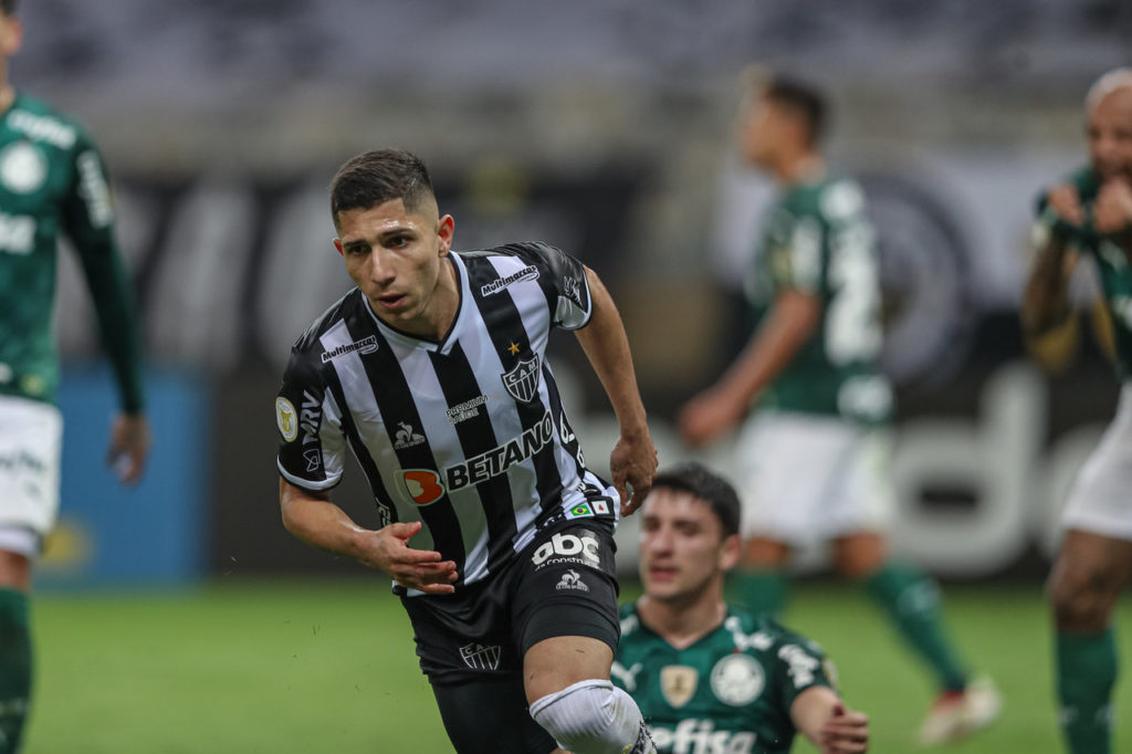 No primeiro turno, com dois gols de Savarino, o Atlético-MG bateu o Palmeiras por 2 a 0. - Foto: Pedro Souza/Atlético