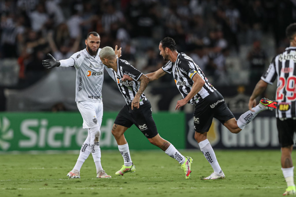 Durante toda passagem pelo Atlético-MG, Guilherme Arana tem 10 gols marcados. - Foto: Pedro Souza/Atlético