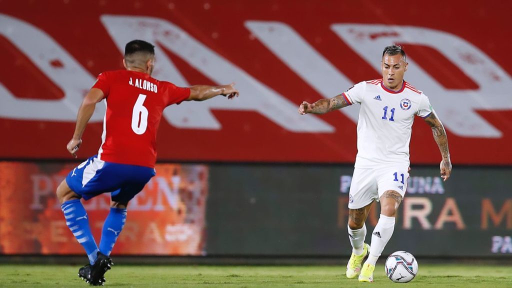 Titular absoluto da seleção de seu país, Junior Alonso participou de jogos contra Chile e Colômbia. - Foto: Divulgação