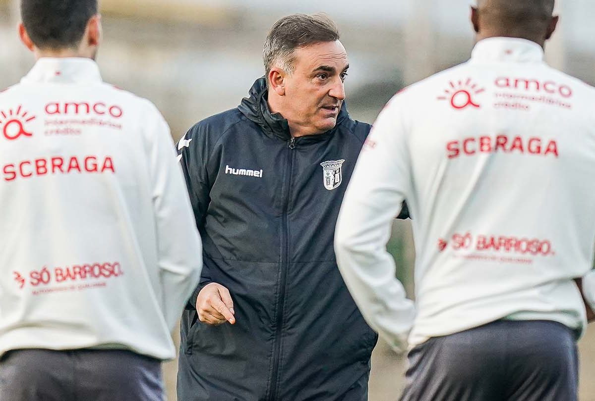 Carlos Carvalhal treinador do Braga, na mira do Atlético-MG